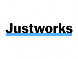 Justworks logo.